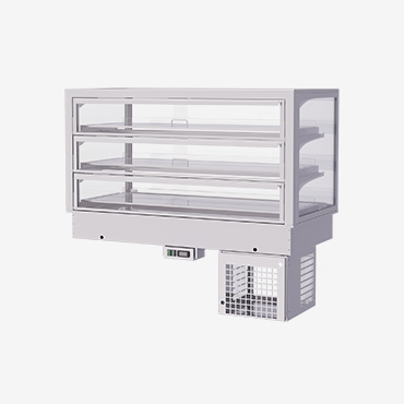 Cooling showcase for cakes